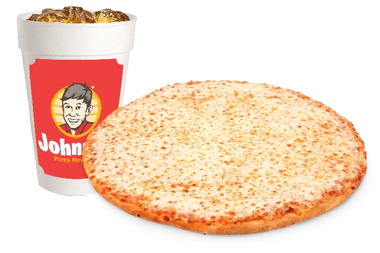 7 - Lunch 8" Cheese Pizza and Medium Drink